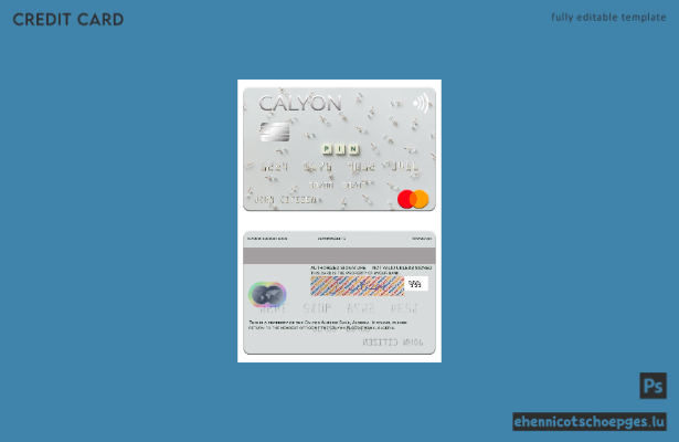 Algerien Calyon Algerie Bank Mastercard Beispielvorschau